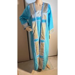 Egyptian 100 percent cotton traditional dress, two-piece outfit